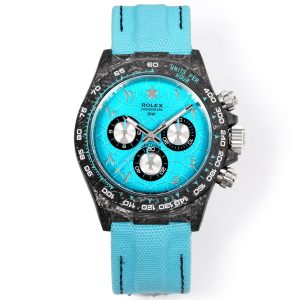 TW Factory Men's Rolex Daytona Super Clone Carbon Fibre Chronograph 1134119100 - front view | Cosmograph Daytona