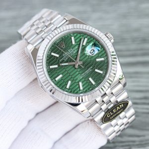 Men's Rolex Datejust Super Clone Watch in 904L Steel with Automatic Movement 729933193 - front view