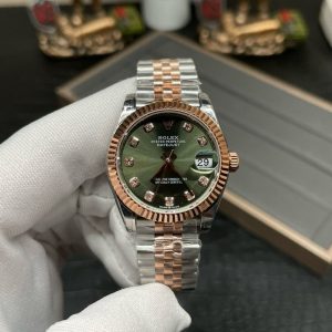 Exquisite Rolex Datejust 31mm Two-Tone Replica Watch with COD 1054467156 - front view