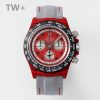 Premium Rolex Daytona Super Clone Watch with Carbon Fibre Case 1130733005 - front view