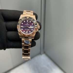 Luxury 2025 Rolex GMT-Master II Super Clone Watch with Cash on Delivery 1129831889 - front view | GMT-Master II