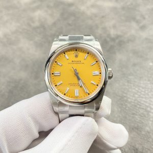Luxury Rolex Oyster Perpetual Super Clone Watch in 904L Steel 1140940458 - front view | Oyster Perpetual