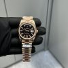 Premium Rolex Day-Date 40mm Super Clone Watch with Authentic Heft 1128806123 - front view | Rolex
