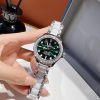 Exquisite Ladies Rolex Super Clone Watch with Floral Diamond Dial 1131729745 - front view | Rolex