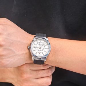 Rolex Sky-Dweller Super Clone Watch | Premium 1:1 Replica with Cash on Delivery 1123180544 - front view | Rolex