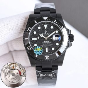 BLAKEN Custom Rolex Submariner Super Clone Watch with Cash on Delivery 1111220070 - front view | Rolex
