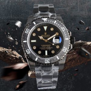 BLAKEN Custom Rolex Submariner Super Clone Watch with Cash on Delivery 1143629681 - front view | Rolex