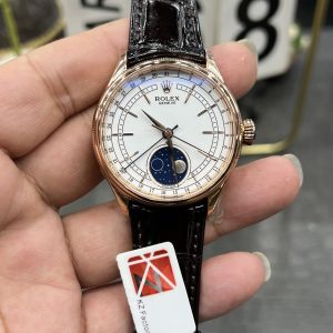 Premium Super Clone Rolex Cellini Moonphase 39mm Meteorite Dial Watch 1115297240 - front view | Cellini