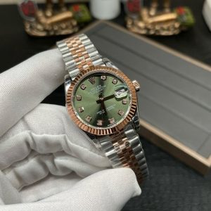 Exquisite Rolex Datejust 31mm Two-Tone Replica Watch with COD 1054467156 - side view