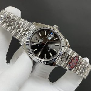 Premium Rolex Datejust 41mm Grey Dial Super Clone Watch with COD 1034909196 - side view