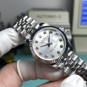 Exquisite Ladies Rolex Datejust 31mm Silver Dial Super Clone Watch 1106836186 - side view