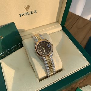 Exquisite Rolex Datejust 31mm Super Clone Watch in Premium Coffee 1037943842 - side view