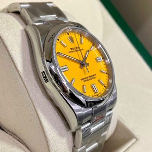 Luxury Rolex Oyster Perpetual 36mm Super Clone Watch for Women 1132265240 - side view | Oyster Perpetual