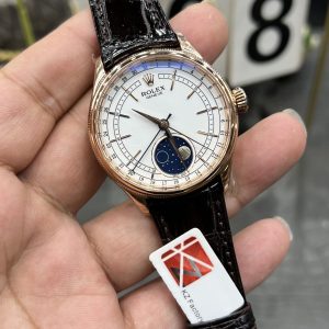 Premium Super Clone Rolex Cellini Moonphase 39mm Meteorite Dial Watch 1115297240 - side view | Cellini