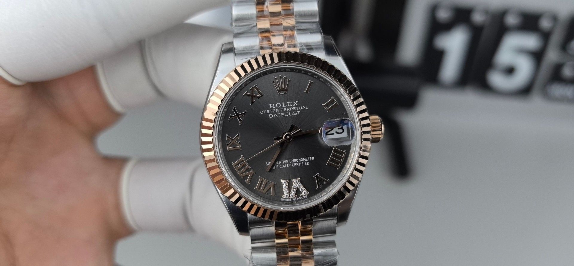 1-911.jpg Luxury Rolex Datejust Super Clone Watch with Full Presentation Set 1127981526