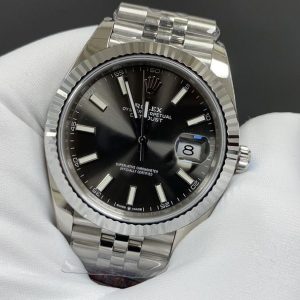 Premium Rolex Datejust 41mm Grey Dial Super Clone Watch with COD 1034909196 - interior view