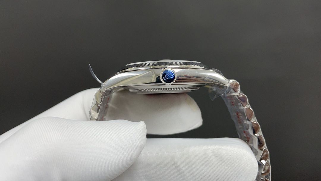 3-342.jpg Premium Rolex Datejust 41mm Grey Dial Super Clone Watch with COD 1034909196 - back view