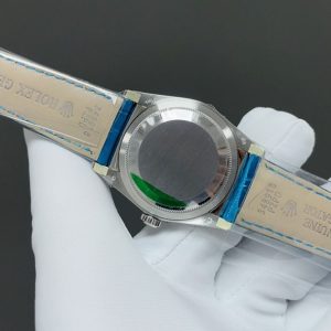 Premium Rolex Day-Date 36mm Super Clone Watch with Alligator Strap 1144762922 - detailed view