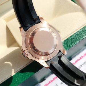 Luxury Rolex Yacht-Master Super Clone Watch in 18K Rose Gold 1128811528 - macro shot | Rolex
