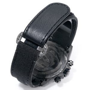 Men's Rolex Daytona Carbon Fibre Super Clone Watch with Cash on Delivery 1134123159 - front view | Cosmograph Daytona